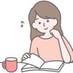 飲み物を楽しむ女性