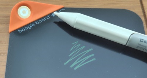 ブギーボードpaperyの筆圧変化の様子