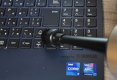 Mitea-Lab「MyStick-Air-V2」をエアダスター使用３