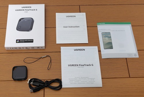UGREEN「FineTrack G(Android用)」内容物