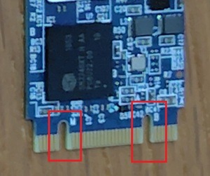 B+M KeyのM.2 SSD