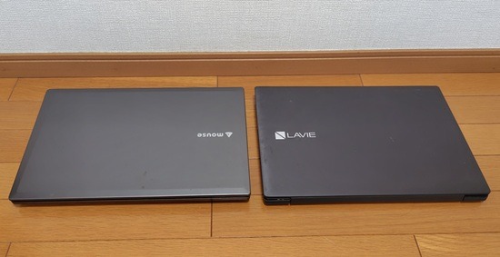 SSD・HDD取り出しに使ったノートPC