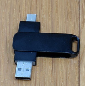 容量が偽物のUSBメモリ２